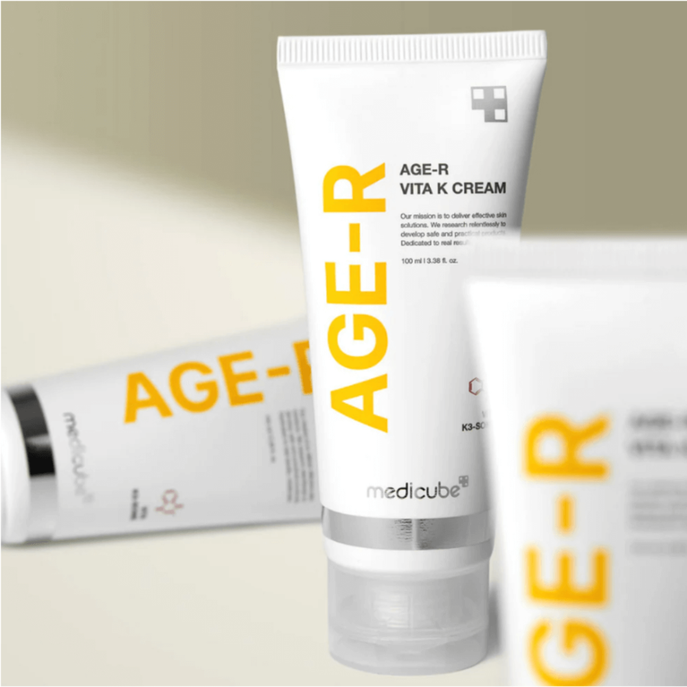 Увлажняющий антивозрастной крем для лица и тела с витамином К - Medicube AGE-R Vita K Cream фото 4