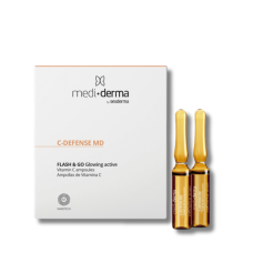 Ревитализирующая сыворотка в ампулах - Mediderma Flash Ampoules C-Defence MD 