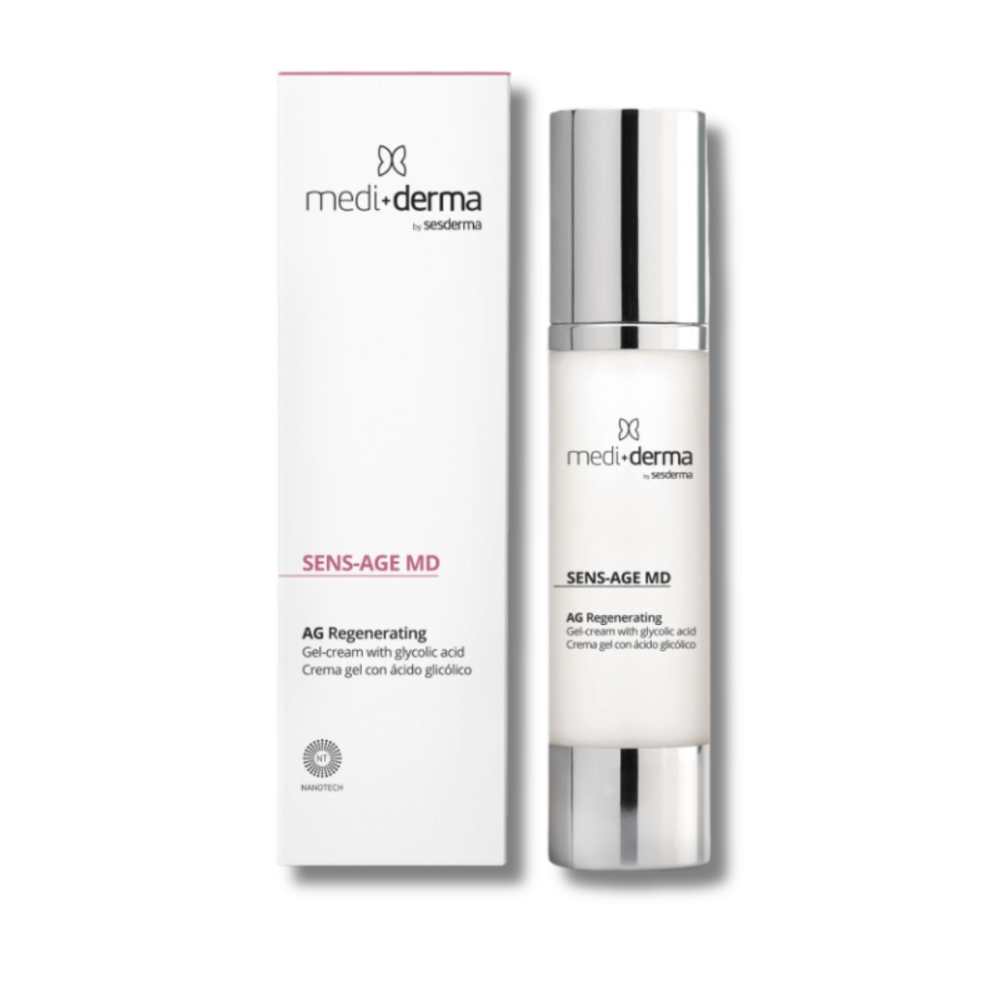 Омолаживающий крем-гель для лица - Mediderma Antiaging Facial Cream Gel Sens-Age MD фото
