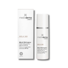 Депигментирующий крем для лица с SPF 50 - Mediderma Depigmenting Cream With Luminous Pigment SPF 50 MELA 360 