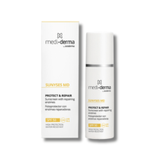 Солнцезащитный крем-гель - Mediderma Gel Cream With Reparing Enzymes SPF 50 