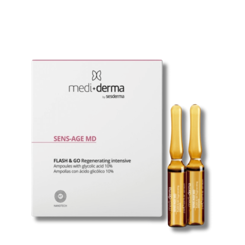 Омолаживающая сыворотка в ампулах - Mediderma Flash Ampoules Sens-Age MD фото