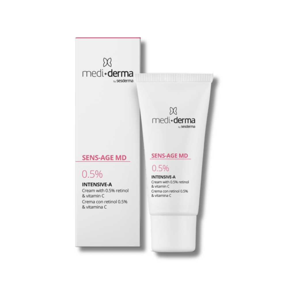 Інтенсивний нічний крем з ретинолом 0,5% - Mediderma Sens-Age MD Intensive-A Cream with 0.5% Retinol фото