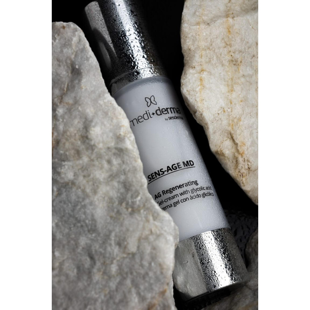 Омолаживающий крем-гель для лица - Mediderma Antiaging Facial Cream Gel Sens-Age MD фото 2