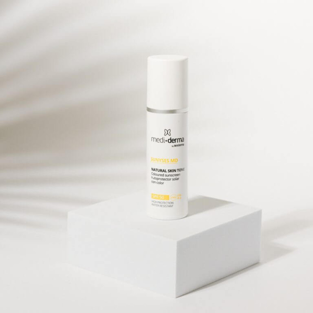 Тональний сонцезахисний крем - Mediderma Facial Cream SPF 50 Photoprotection With Color фото 2