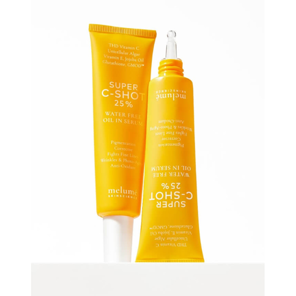 Антиоксидантна сироватка з 25% вітаміну С (THD) - Melume Super C-Shot 25% Serum фото 2