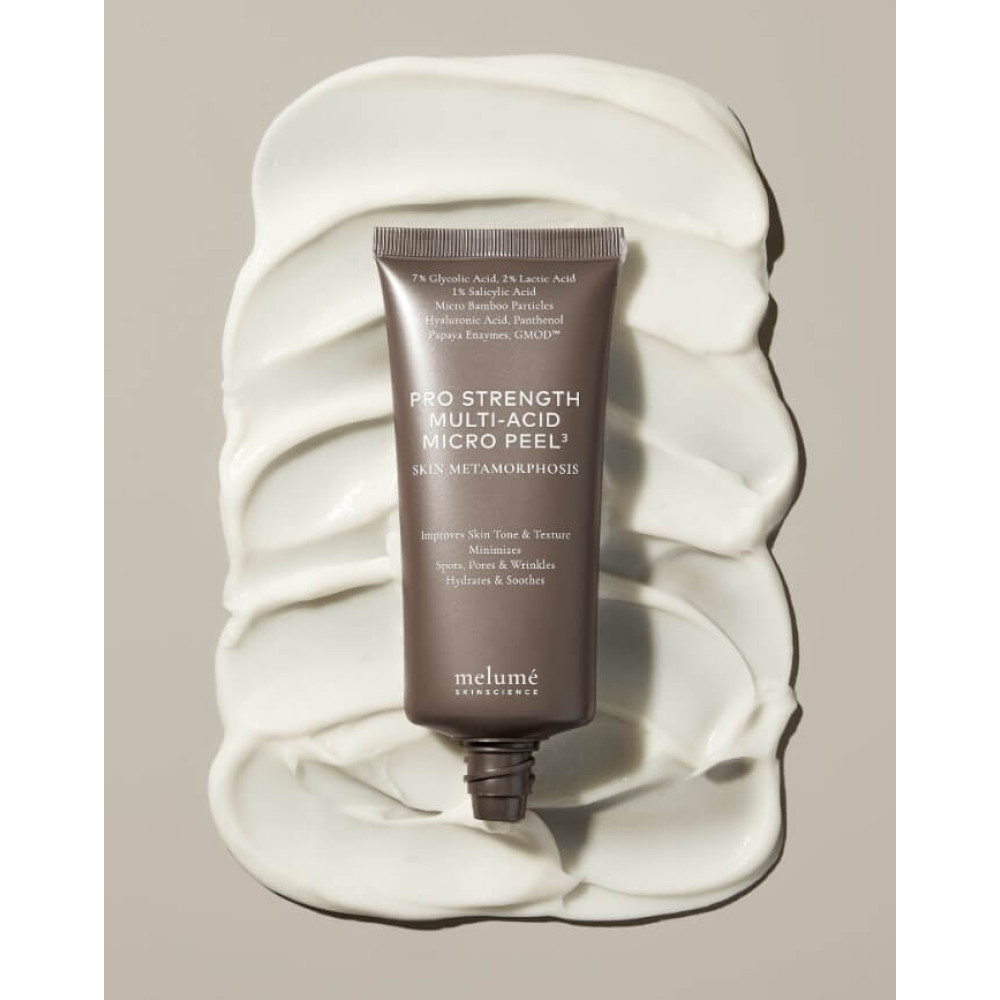 Мультикислотний пілінг для обличчя - Melume Pro Strength Multi-Acid Micro Peel³ фото 2