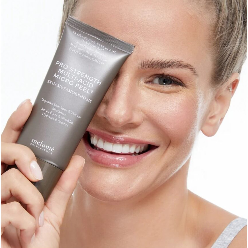 Мультикислотний пілінг для обличчя - Melume Pro Strength Multi-Acid Micro Peel³ фото 5