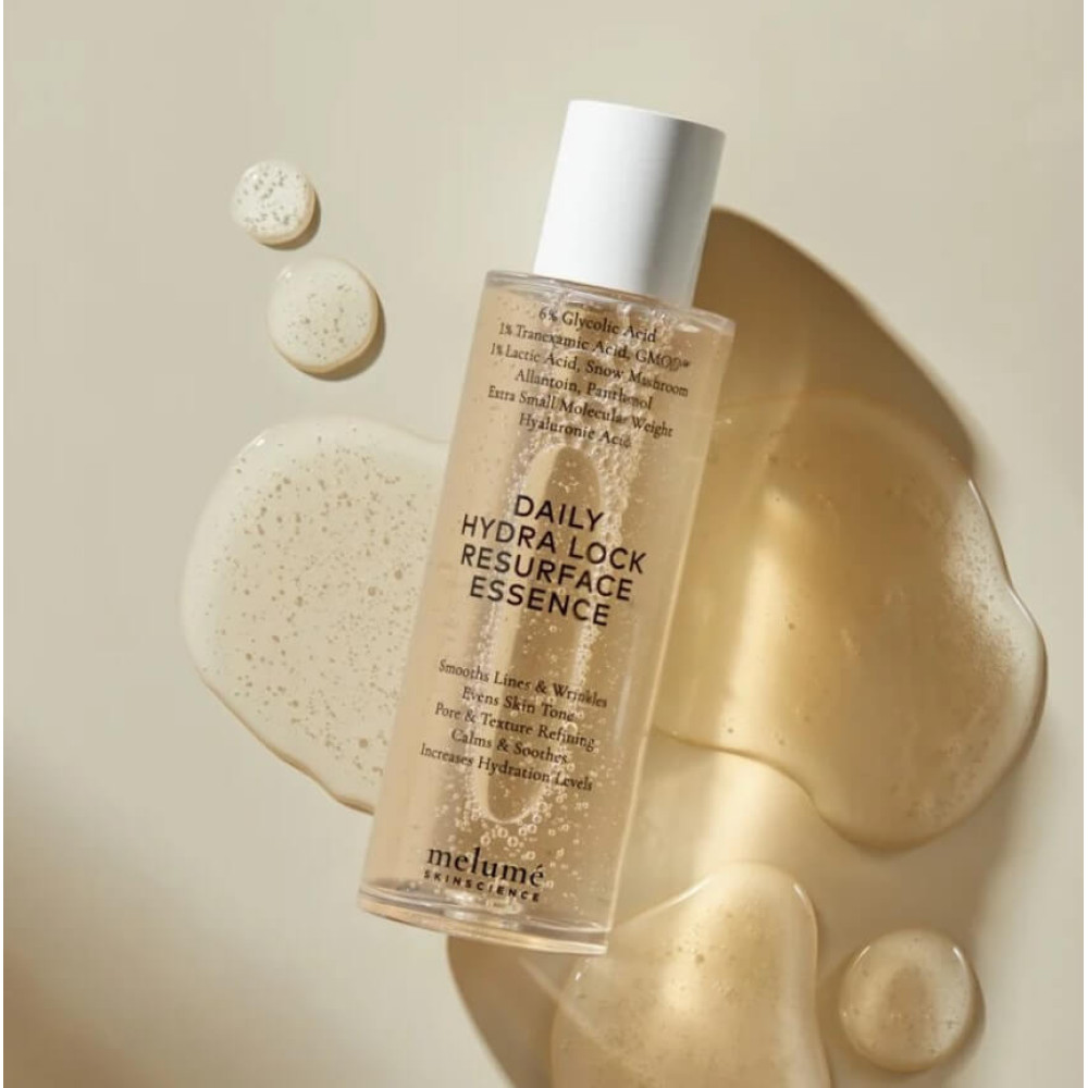 Увлажняющая эссенция с кислотами - Melume Daily Hydra Lock Resurfacing Essence фото 5
