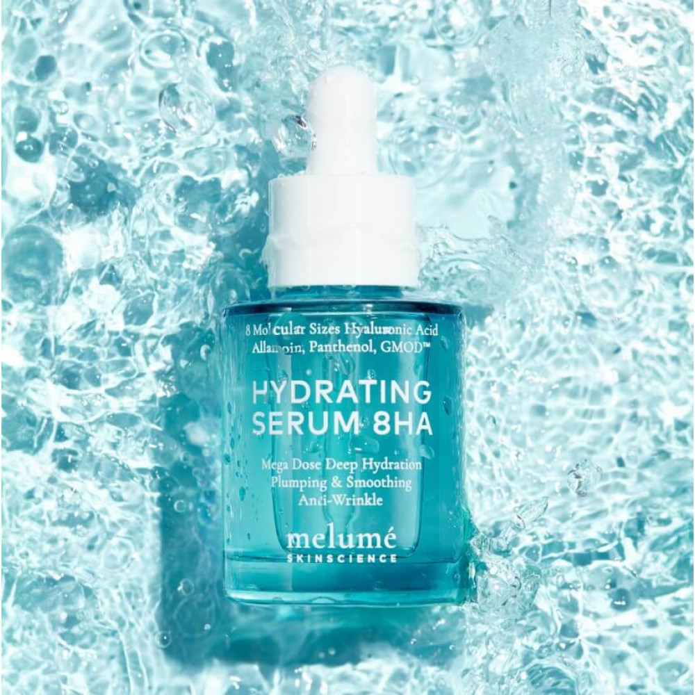 Увлажняющая сыворотка с 8 видами гиалуроновой кислоты - Melume Hydrating Serum 8HA фото 2