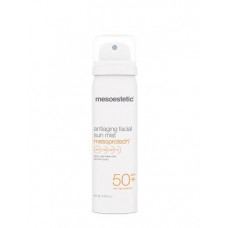 Солнцезащитный спрей для лица с антивозрастным эффектом SPF 50+ - Mesoestetic Antiaging facial sun mist SPF 50+ 