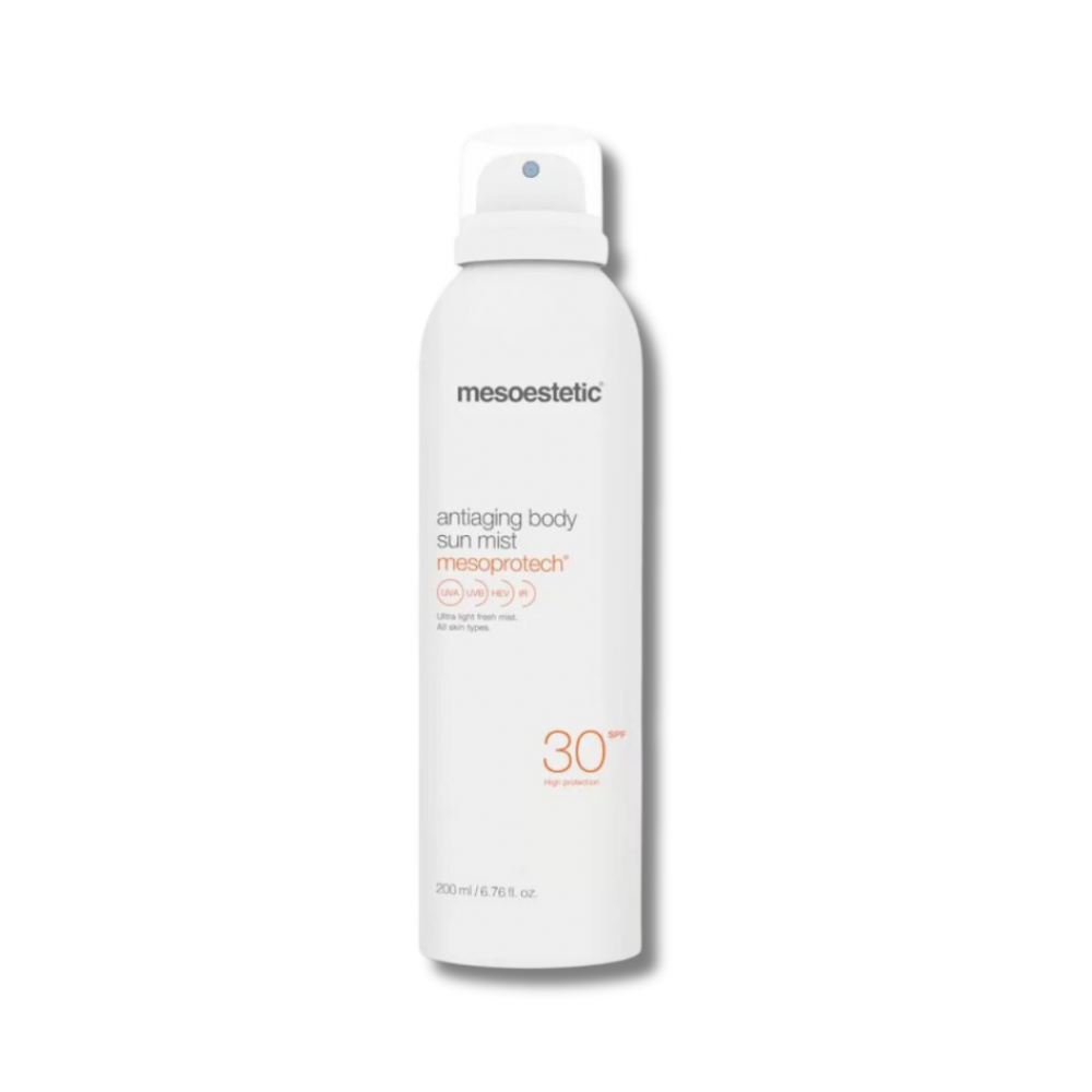 Сонцезахисний спрей для тіла з антивіковим ефектом SPF 30 - Mesoestetic Antiaging body sun mist SPF 30 фото