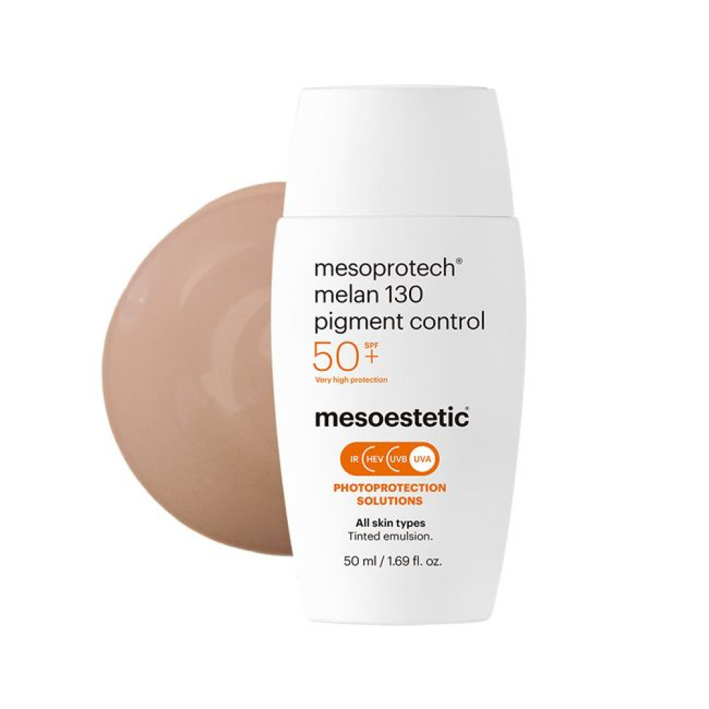 Тональний сонцезахисний крем - Mesoestetic Melan Pigment Control 130+ SPF 50 фото 5