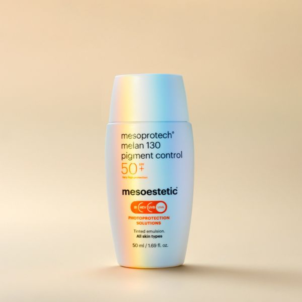 Тональний сонцезахисний крем - Mesoestetic Melan Pigment Control 130+ SPF 50 фото 2