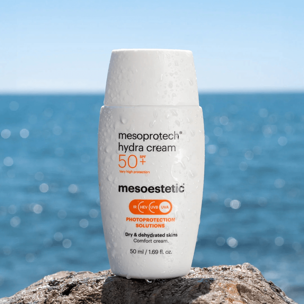 Увлажняющий солнцезащитный крем для сухой кожи - Mesoestetic Mesoprotech Hydra Cream SPF50+ фото 2