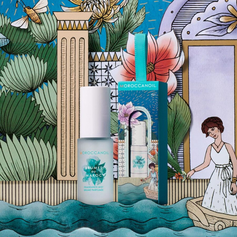 Ароматический спрей для волос и тела в подарочной коробке - Moroccanoil Brumes du Maroc Hair And Body Fragrance Mist Gift Set фото 2