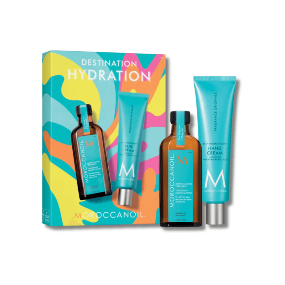 Набор для волос и рук - Moroccanoil Destination Hydration Set фото