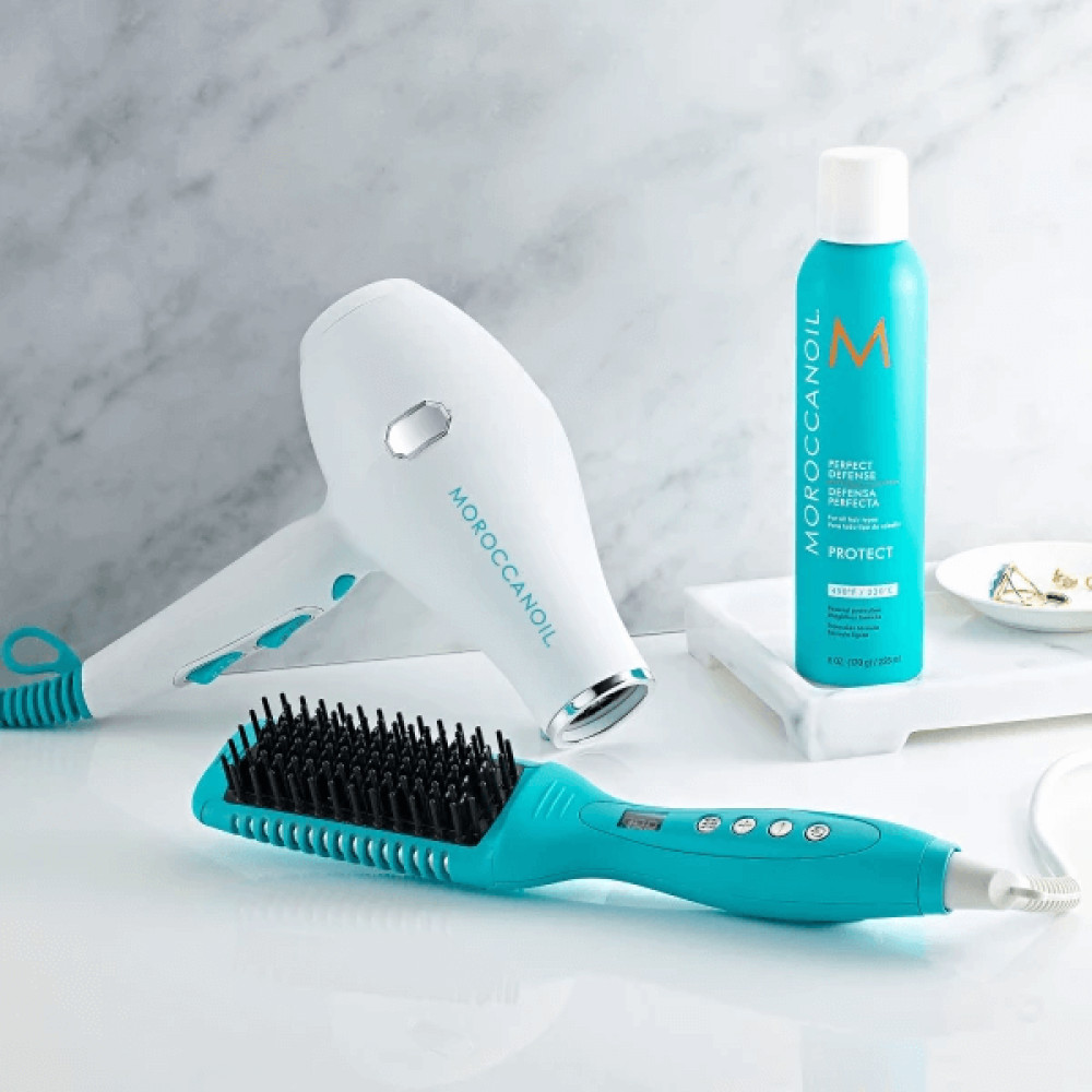 Термо-щётка для выпрямления волос - Moroccanoil Smooth Style Ceramic Heated Brush фото 3