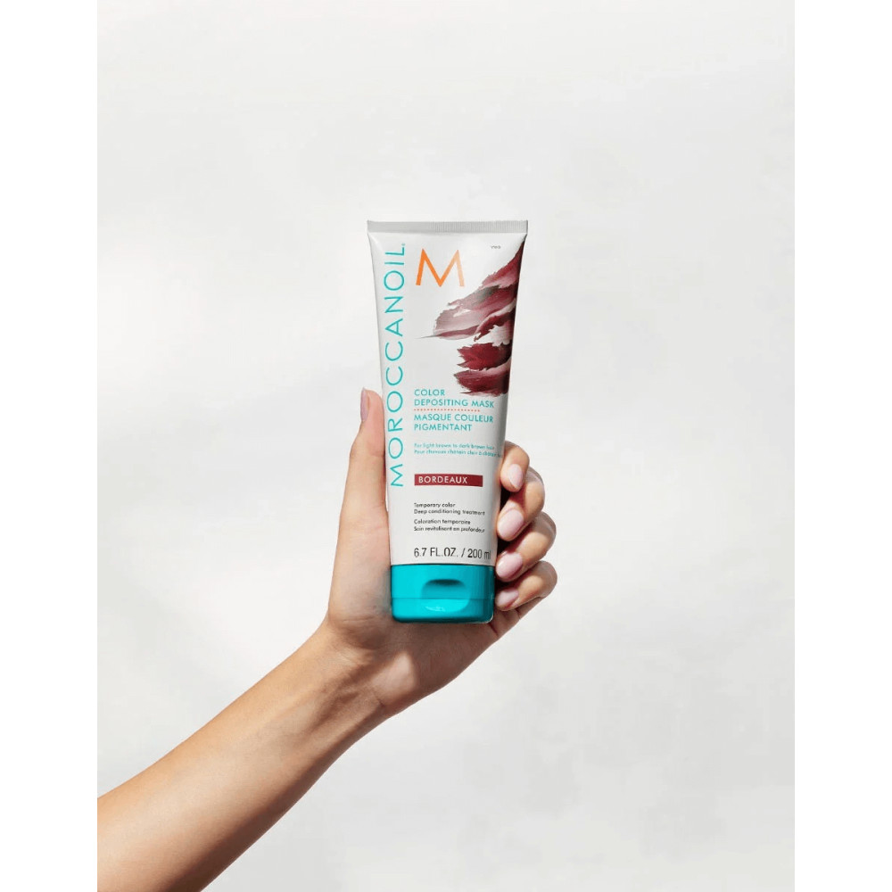 Тонирующая маска "Бордо" - Moroccanoil Color Depositing Mask Bordeaux фото 2