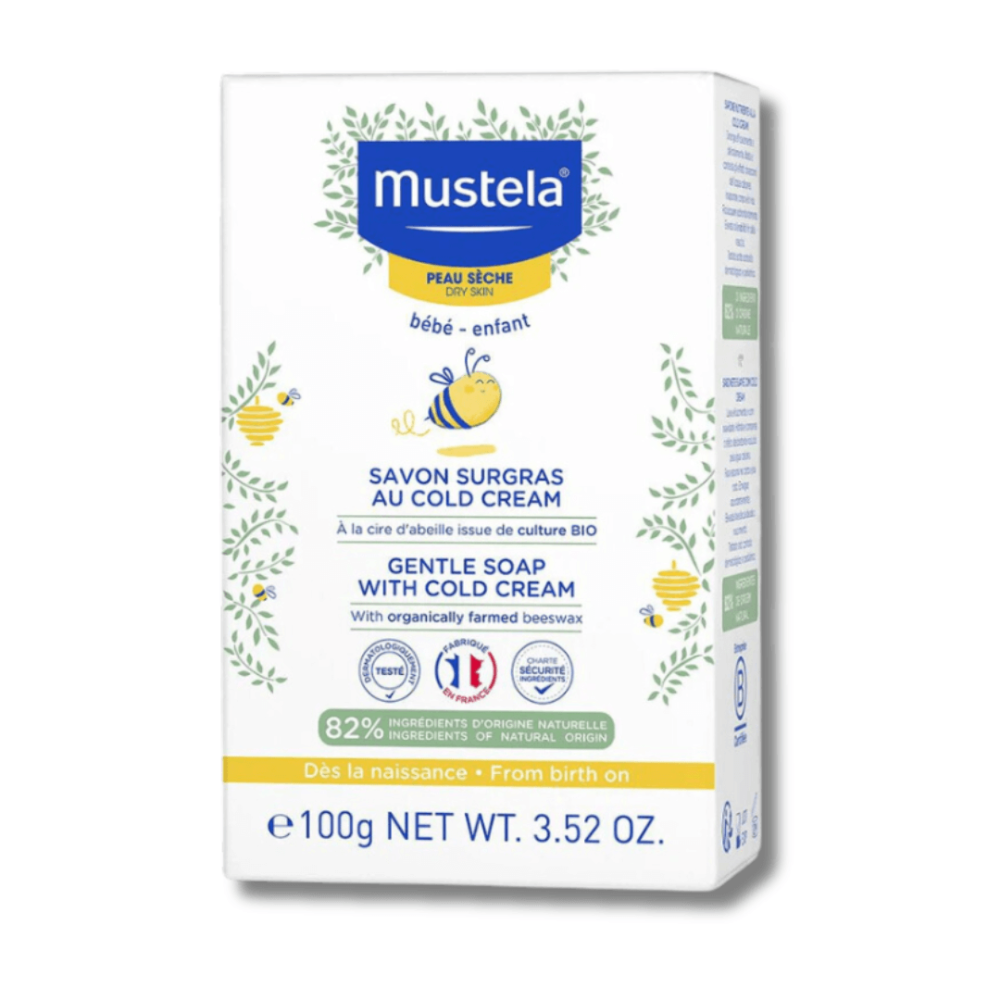 Мыло с колд-кремом - Mustela Surgras Au Cold Gentle Soap With Cold Cream фото