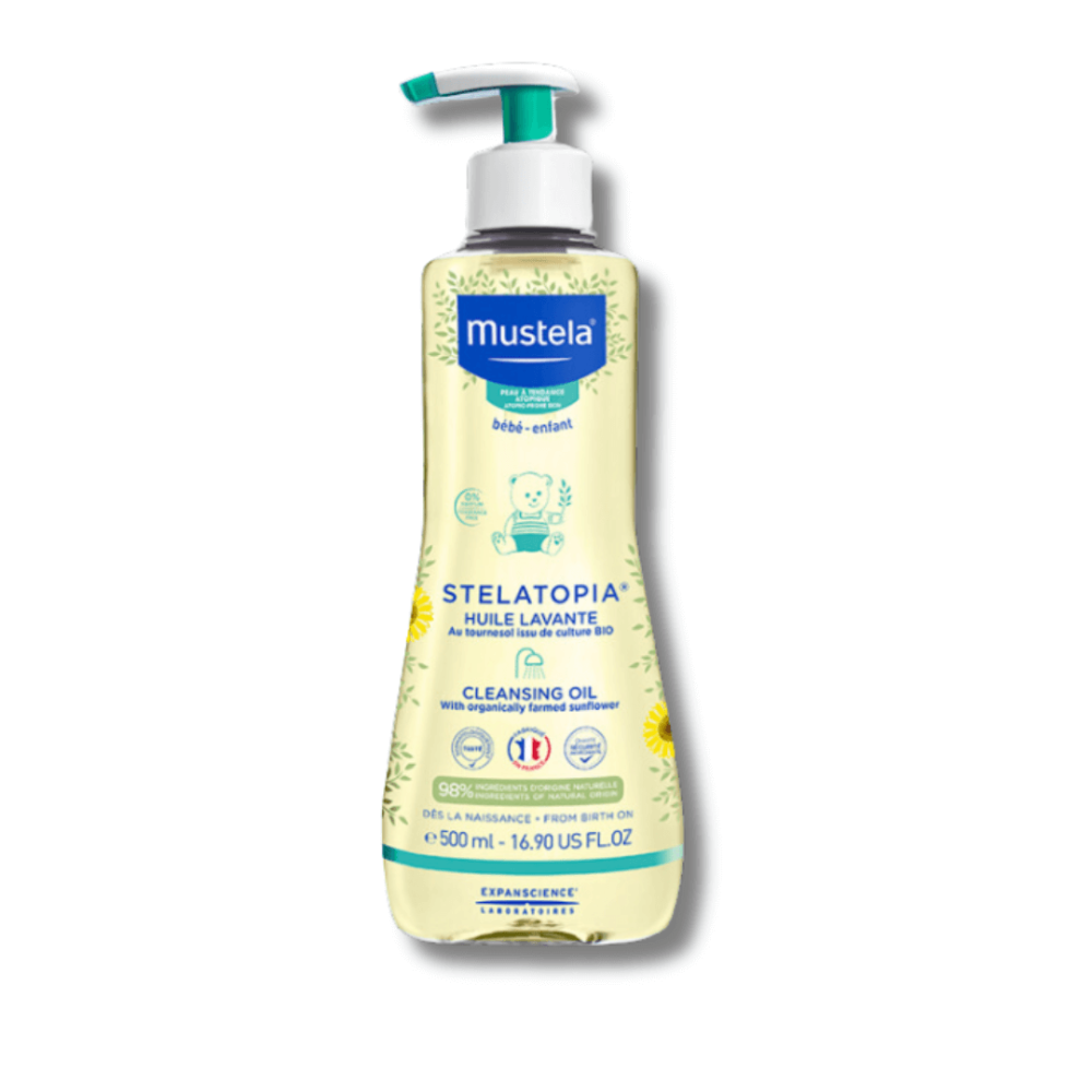 Масло для ванны - Mustela Sunflower Cleansing Oil фото