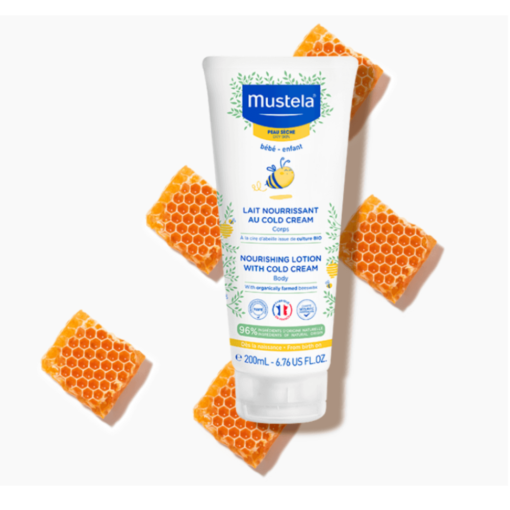 Поживний колд-крем для тіла - Mustela Bebe Nourishing Lotion With Cold Cream фото 2