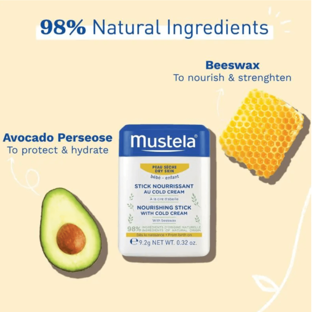 Поживний стік з колд-кремом - Mustela Bebe Nourishing Stick With Cold Cream фото 3