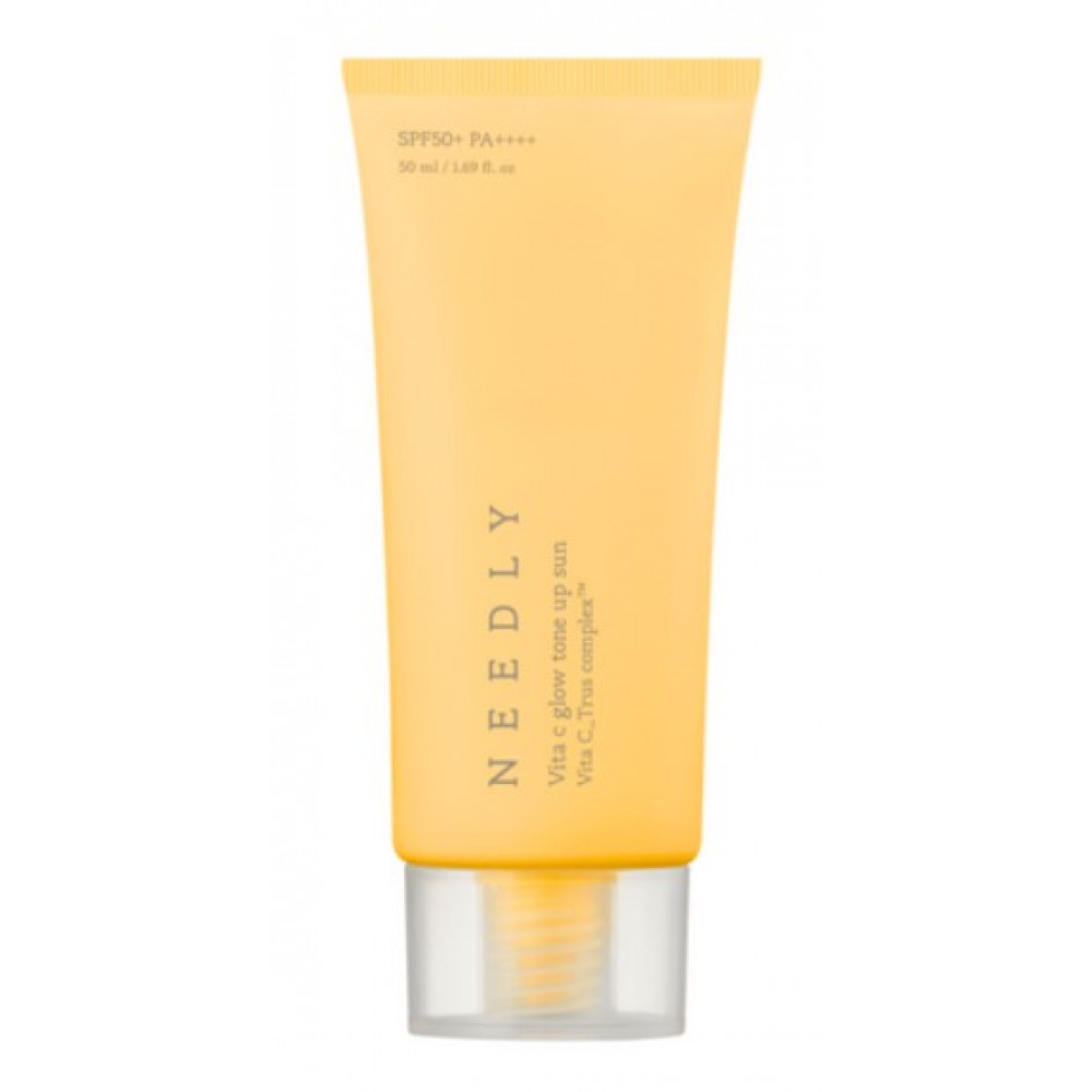 Сонцезахисний крем з ефектом освітлення та сяйва - Needly Vita C Glow Tone Up Sun SPF 50+ PA++++ фото