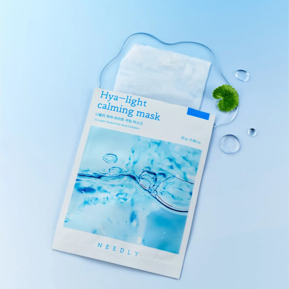 Зволожувальна маска з гіалуроновою кислотою - Needly Hya-light Calming Mask фото 2