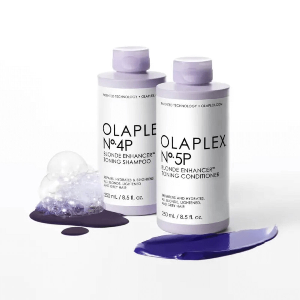 Тонуючий кондиціонер для волосся - Olaplex 5P Blonde Enhancer Toning Conditioner фото 2