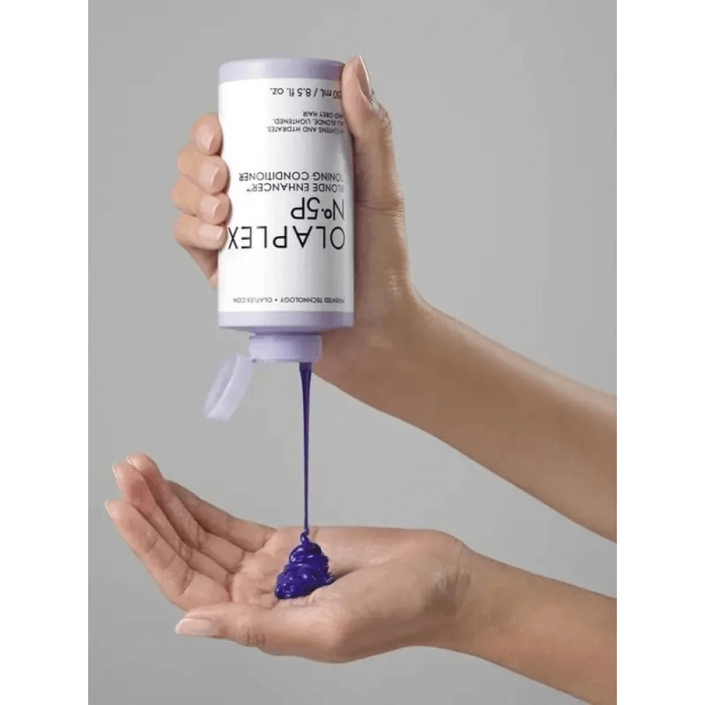 Тонуючий кондиціонер для волосся - Olaplex 5P Blonde Enhancer Toning Conditioner фото 4