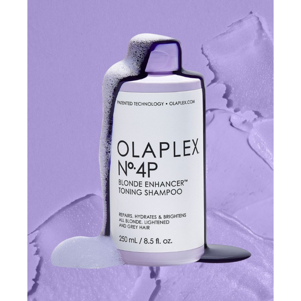 Тонуючий шампунь "Магія блонда" - Olaplex No.4P Blonde Enhancer Toning Shampoo фото 3