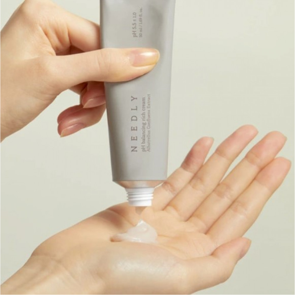 Інтенсивний зволожуючий крем з екстрактом гриба Альбатреллус - Needly pH Balancing Rich Cream фото 4