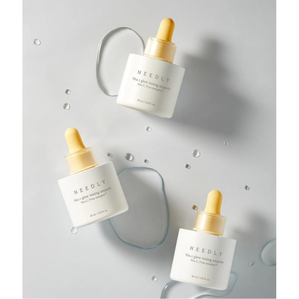 Тонизирующая сыворотка с витамином С для сияния кожи - Needly Vita C Glow Toning Ampoule фото 3