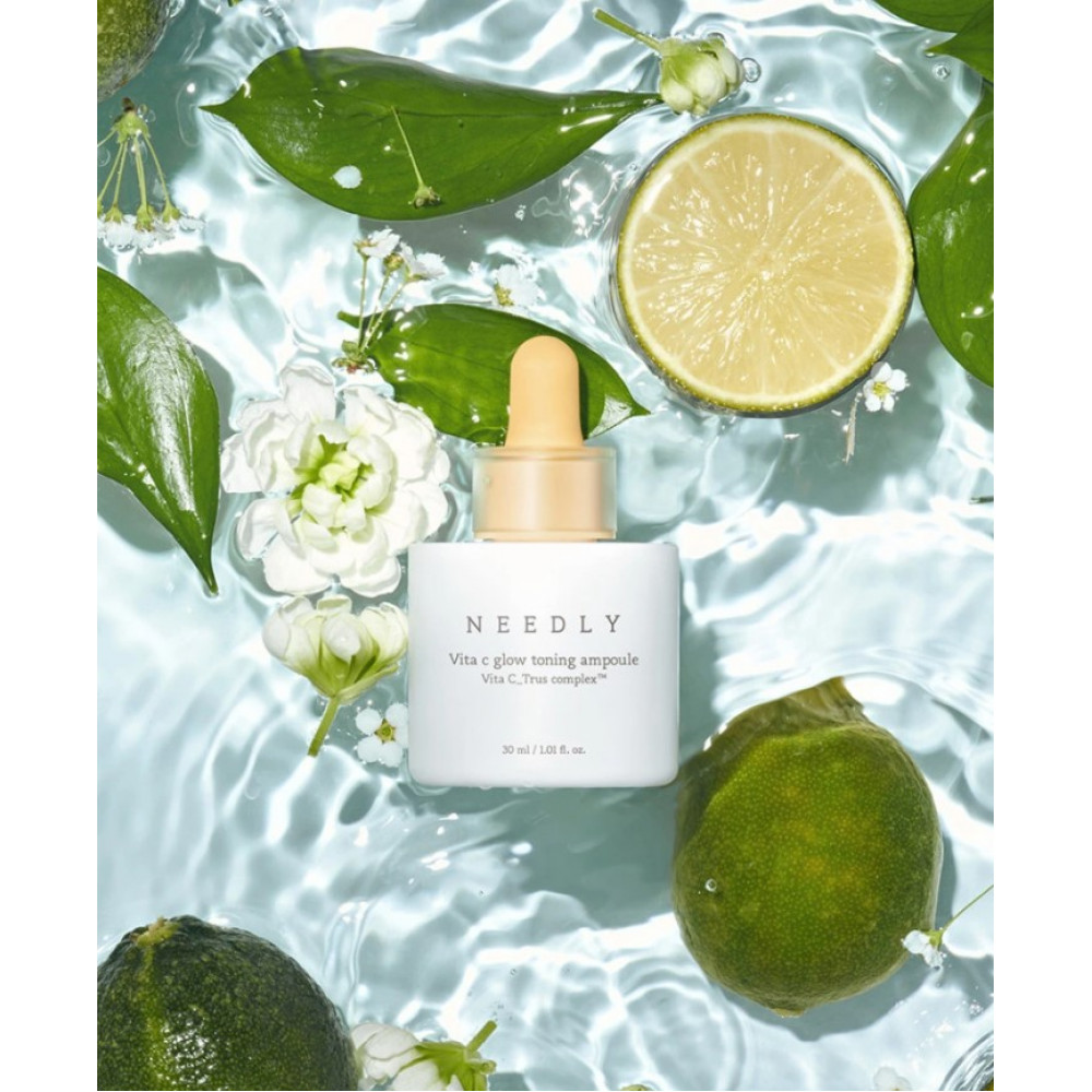 Тонизирующая сыворотка с витамином С для сияния кожи - Needly Vita C Glow Toning Ampoule фото 4