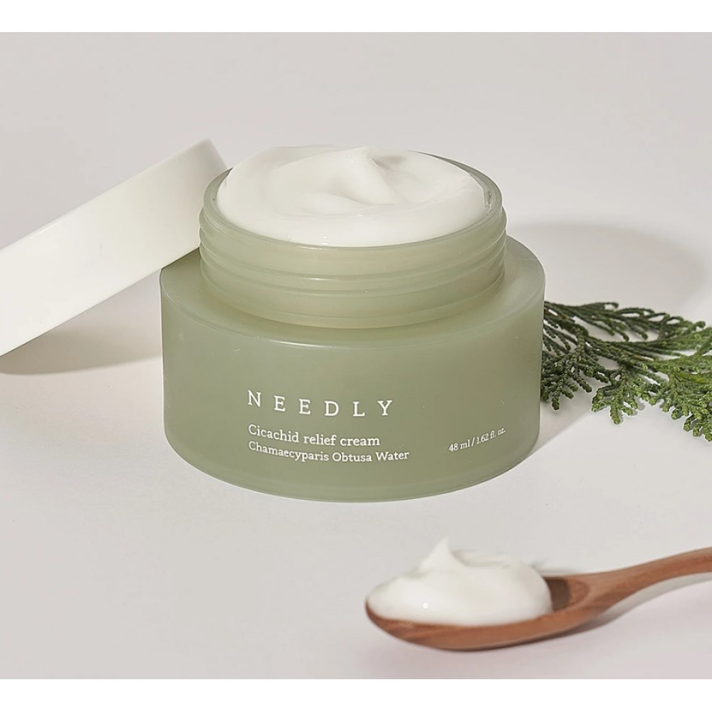 Успокаивающий крем с центеллой - Needly Cicachid Relief Cream фото 2