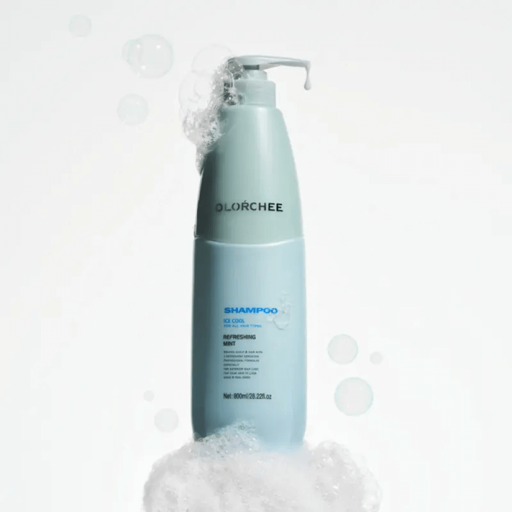 Шампунь для стимуляції росту волосся - Olorchee Ice Cool Shampoo  фото 2