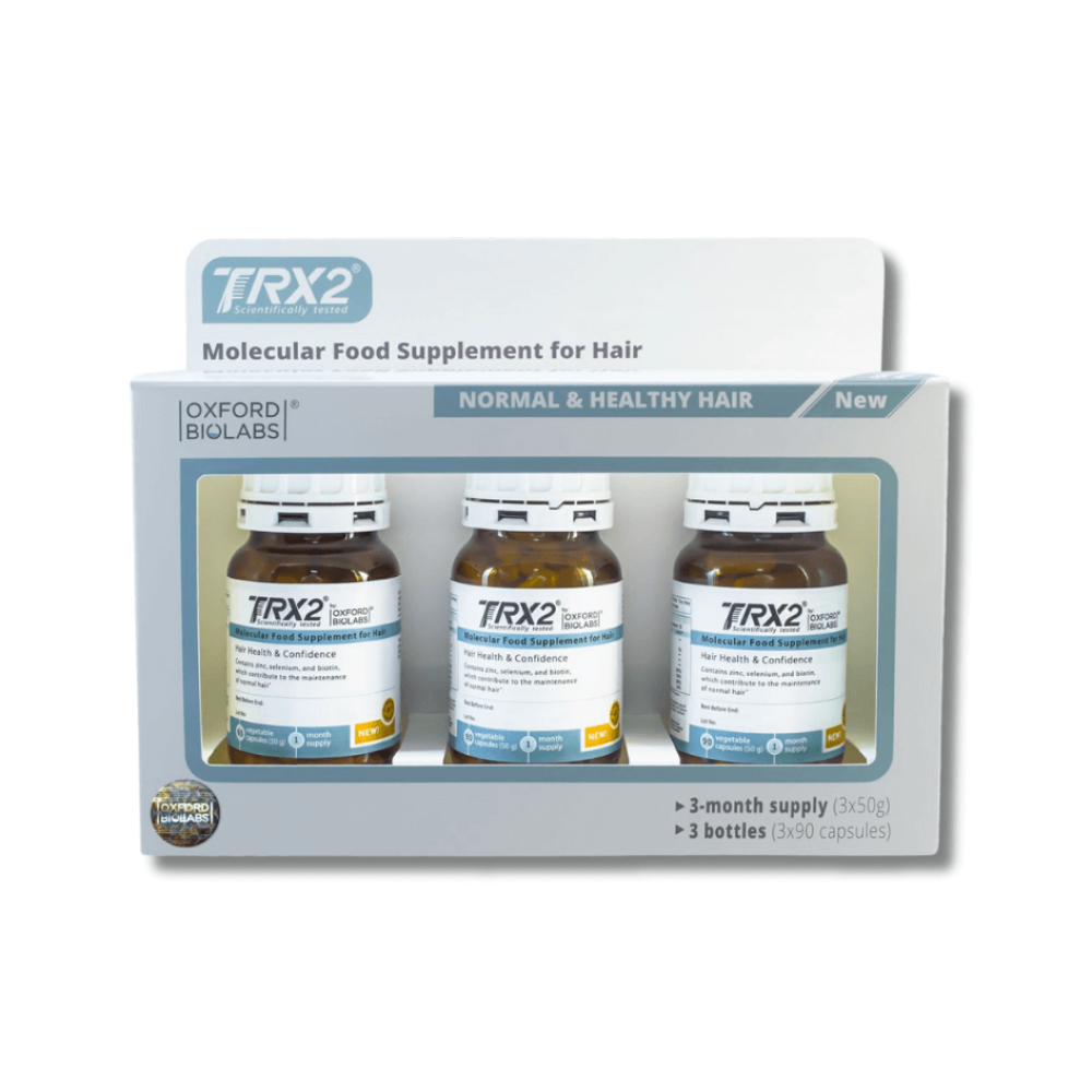 Молекулярный комплекс против выпадения волос - Oxford Biolabs TRX2 Molecular Food Supplement For Hair Set фото