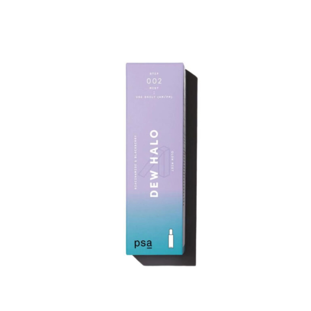 Мист с ниацинамидом - PSA Dew Halo Niacinamide & Blackberry Glow Mist фото 3