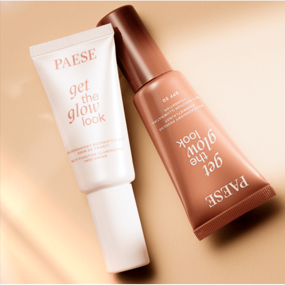 Крем-база для лица - Paese Get The Glow Look Multi-Function Illuminating Face Cream фото 3