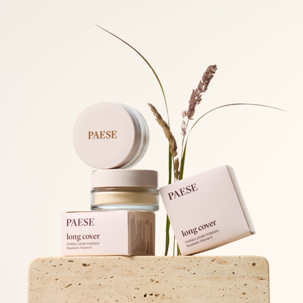 Пудра розсипчаста прозора - Paese Long Cover Fixing Loose Powder фото 4