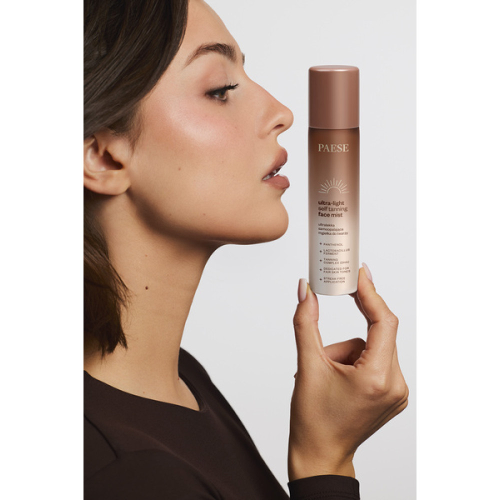 Ультралегкий спрей для автозагара лица - Paese Ultra-Light Self Tanning Face Mist фото 3