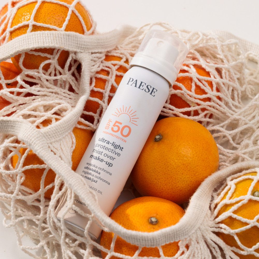 Ультралегкий захисний спрей поверх макіяжу з SPF 50 - Paese Ultra-Light Protective Mist Over Make-Up фото 3