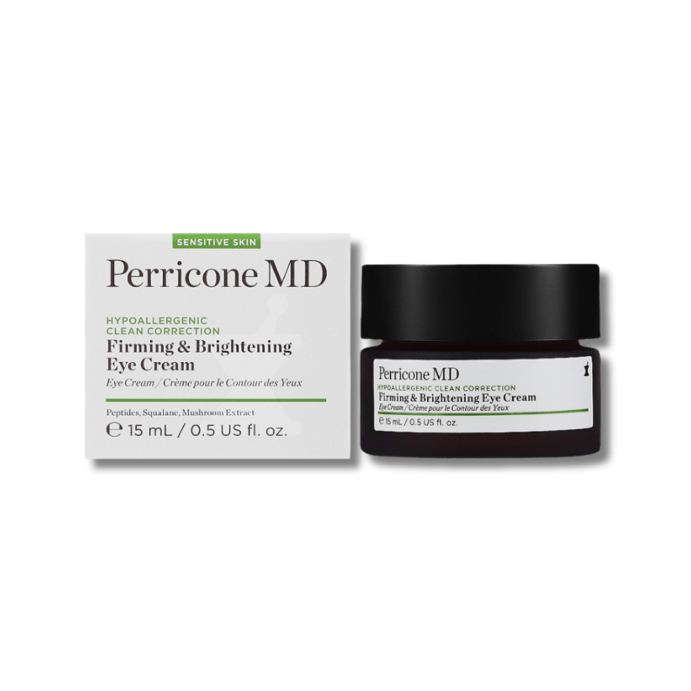 Зміцнювальний та освітлювальний крем для повік - Perricone MD Hypoallergenic Clean Correction Firming & Brightening Eye Cream  фото