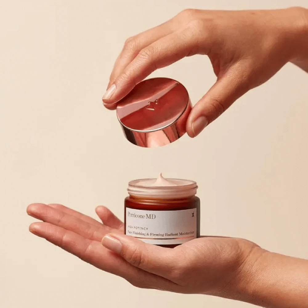Увлажняющий крем с розой с сияющим финишем - Perricone MD High Potency Face Finishing & Firming Radiant Moisturizer фото 3