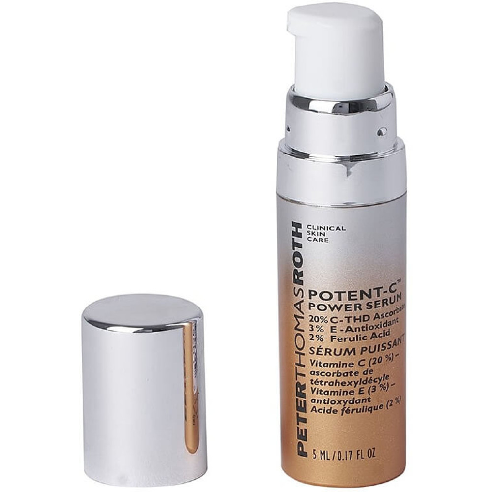 Антиоксидантная сыворотка для лица с витамином С – Peter Thomas Roth Potent-C Power Serum фото 3