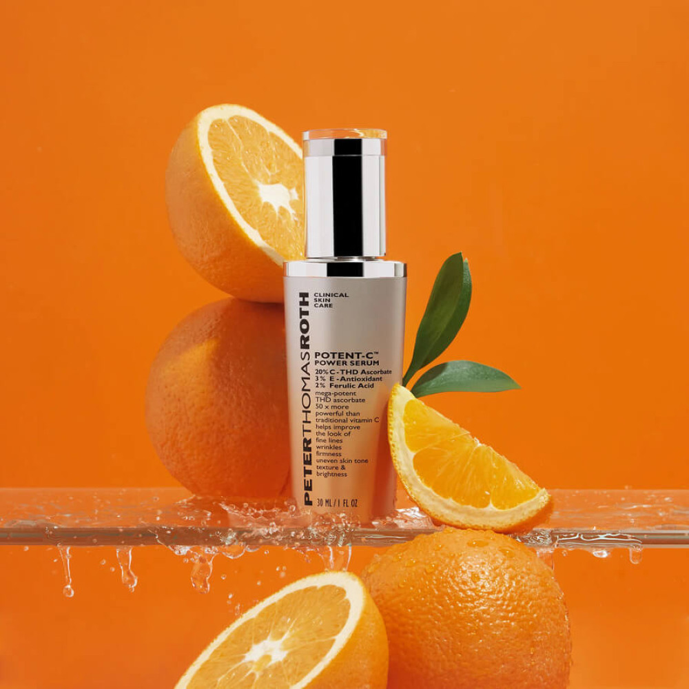 Антиоксидантная сыворотка для лица с витамином С – Peter Thomas Roth Potent-C Power Serum фото 4