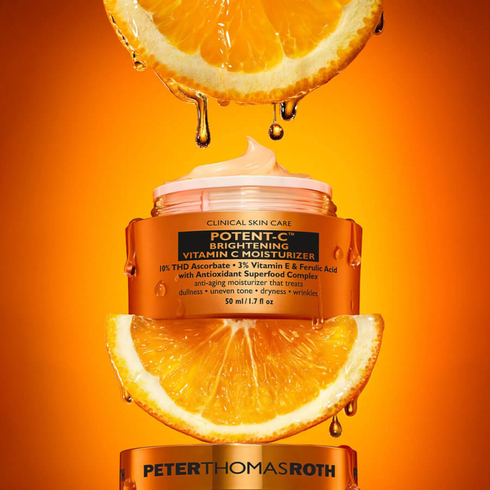 Антиоксидантный крем для лица с витамином C - Peter Thomas Roth Potent-C Brightening Vitamin C Moisturizer фото 3