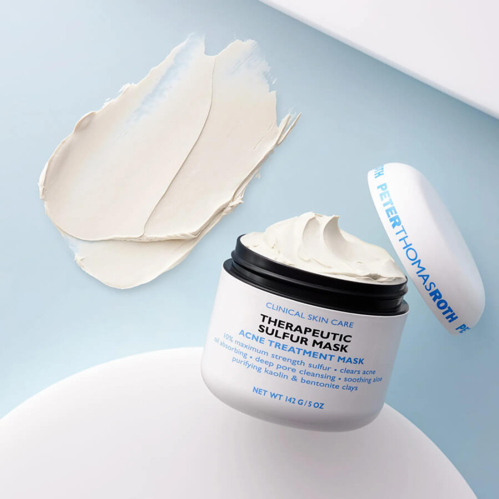 Лечебная глиняная маска для кожи с акне - Peter Thomas Roth Goodbye Acne Therapeutic Sulfur Mask фото 2