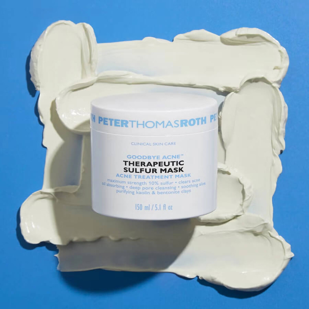 Лечебная глиняная маска для кожи с акне - Peter Thomas Roth Goodbye Acne Therapeutic Sulfur Mask фото 3